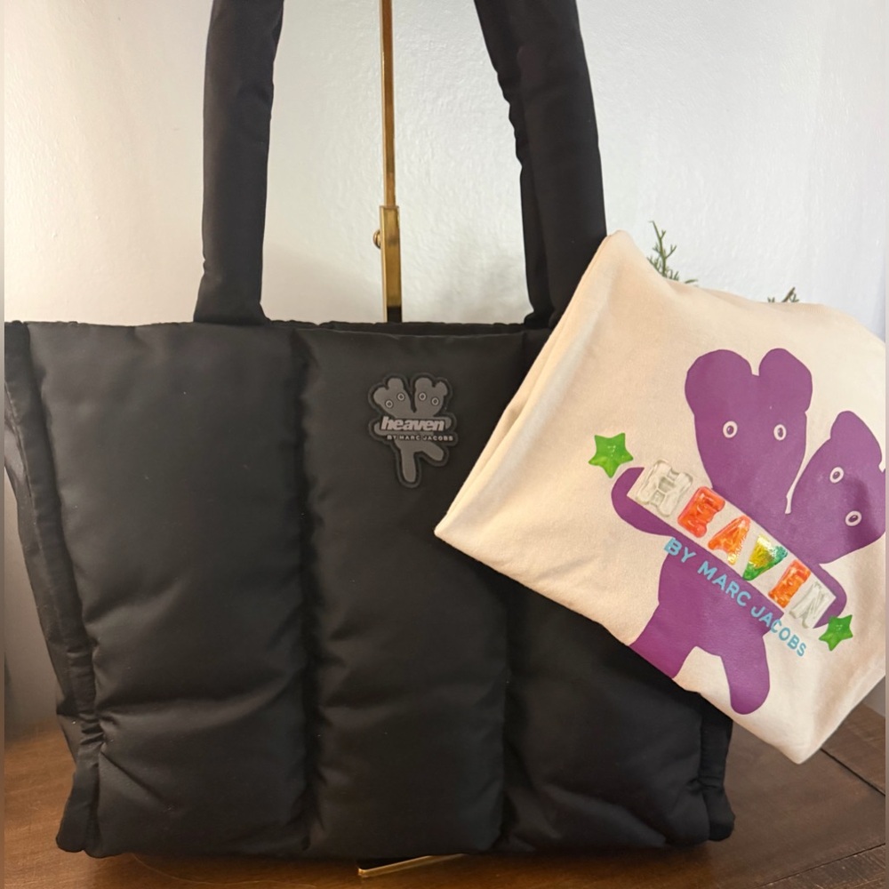Marc Jacobs “Heaven” Nylon Tote & T-Shirt (NWT)